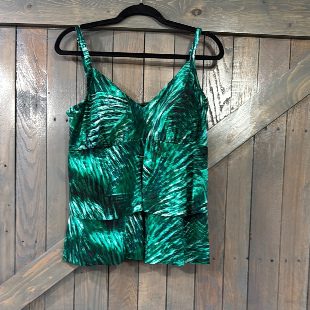 Tankini Green Top